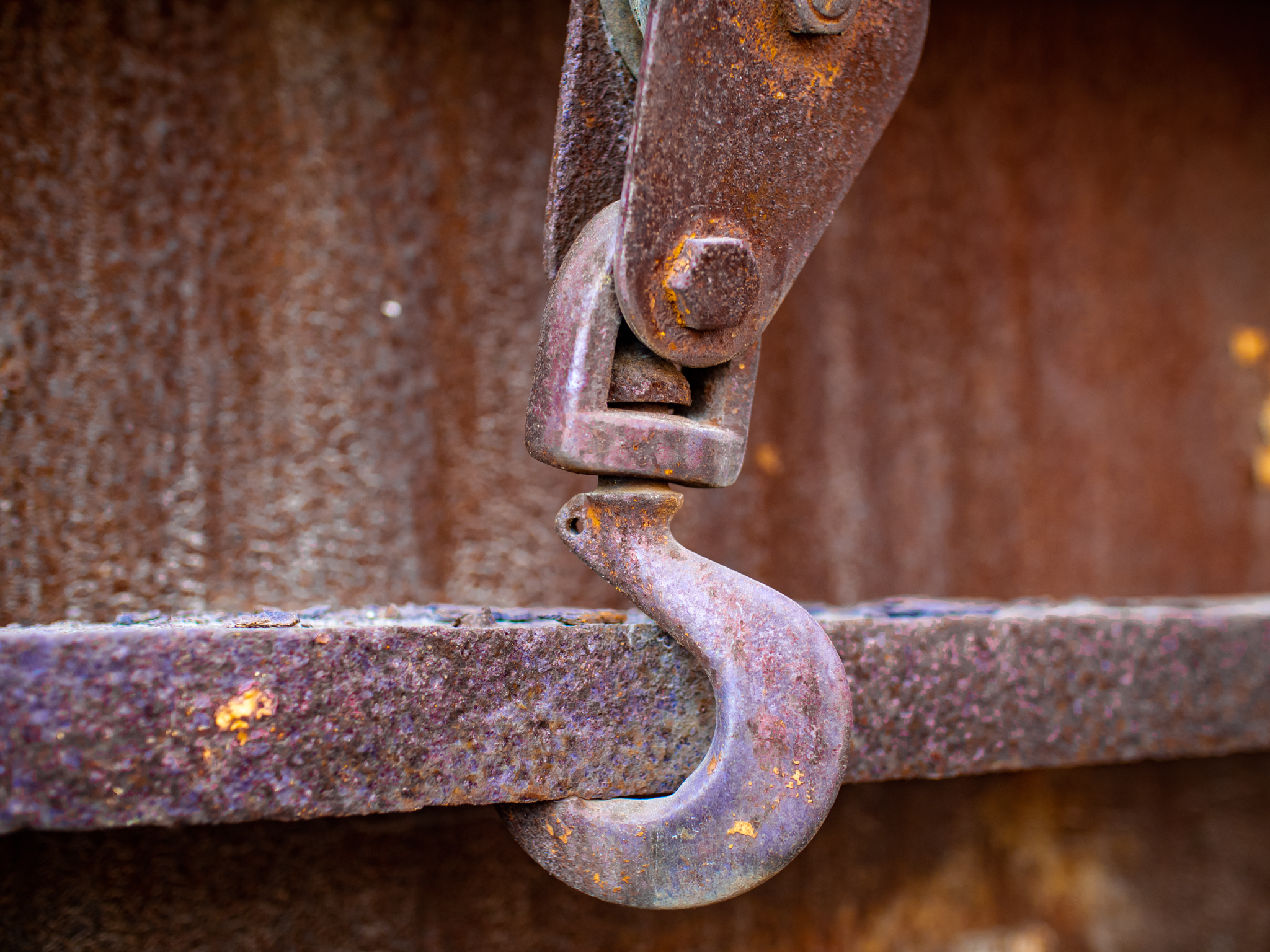 A rusty hook